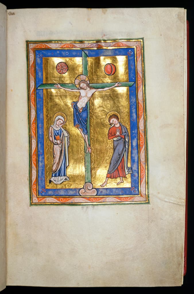 Crucifixion The Peterborough Psalter England, Peterborough, c.1220-1225
