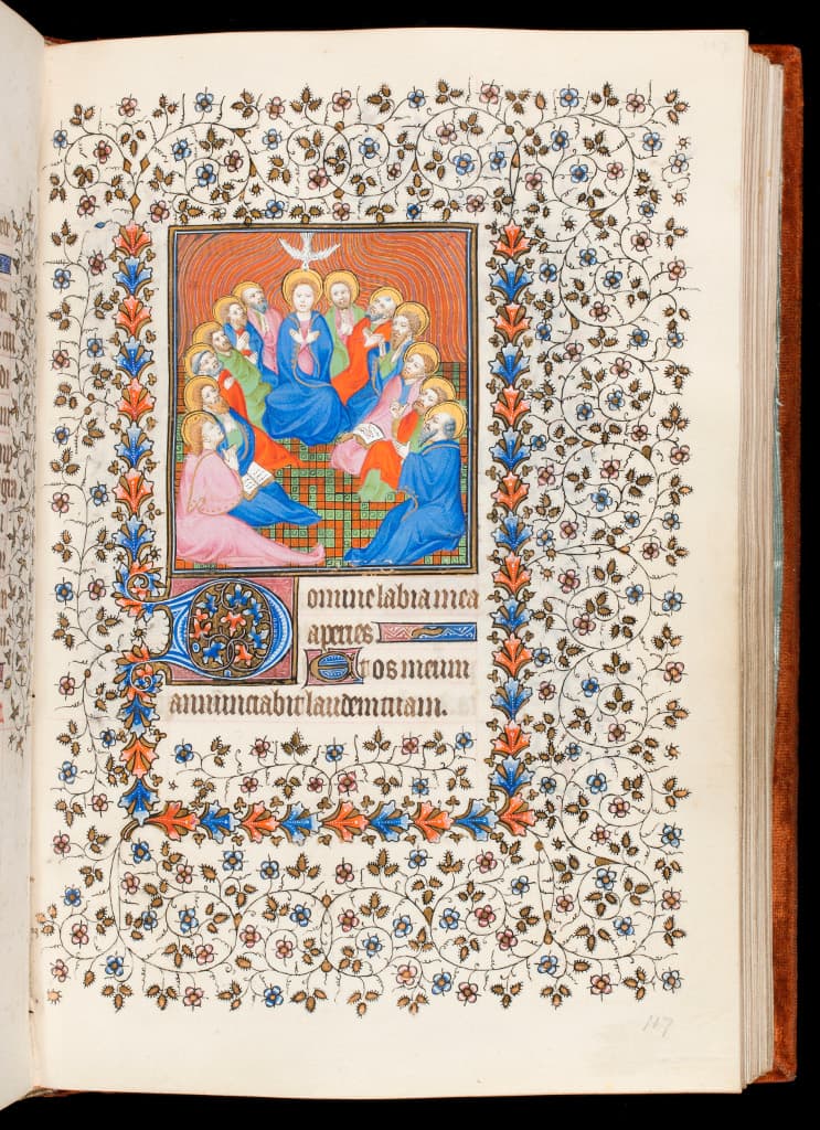 Pentecost Book of Hours France, Paris, 1410-1412